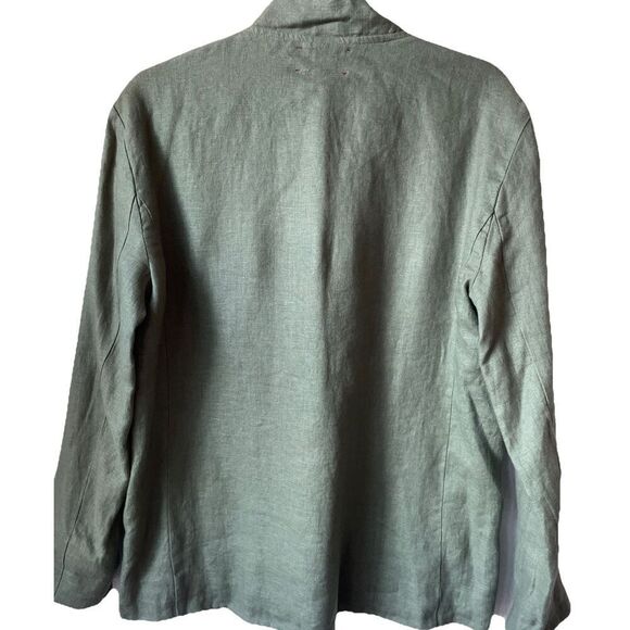 New Xirena Layla  Linen Jacket  Blazer in Mossy Green Size XS - Picture 8 of 8